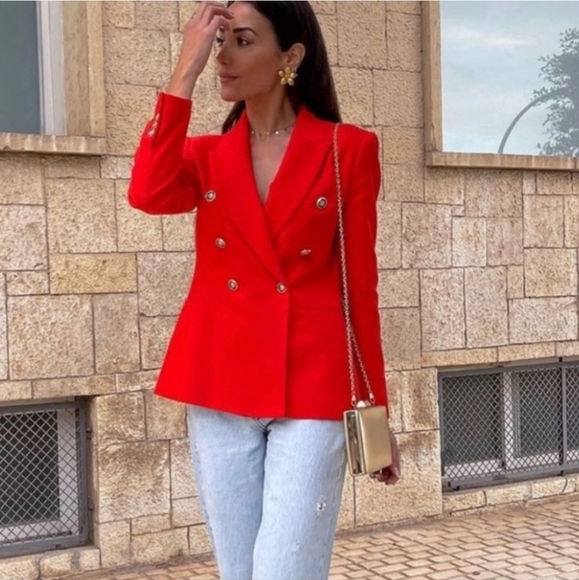 Zara Double Breasted Blazer